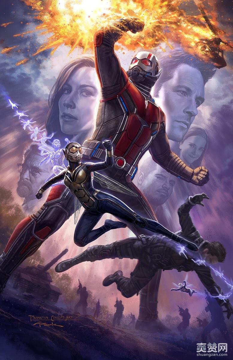 蚁人与黄蜂女,蚁人2,电影,海报,爽赞网