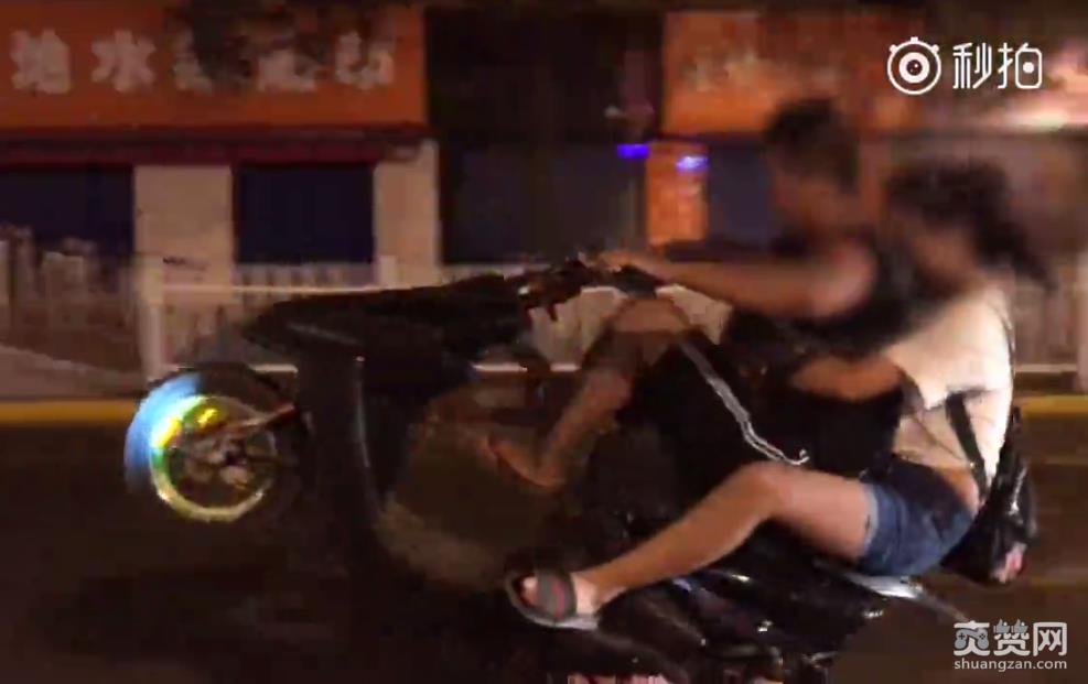 骑摩托炫车技被抓,摩托车,爽赞网