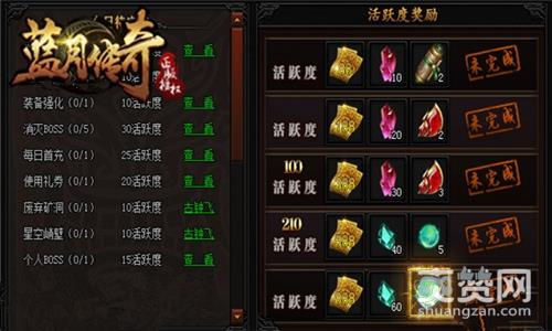 蓝月传奇,爽赞网,新手