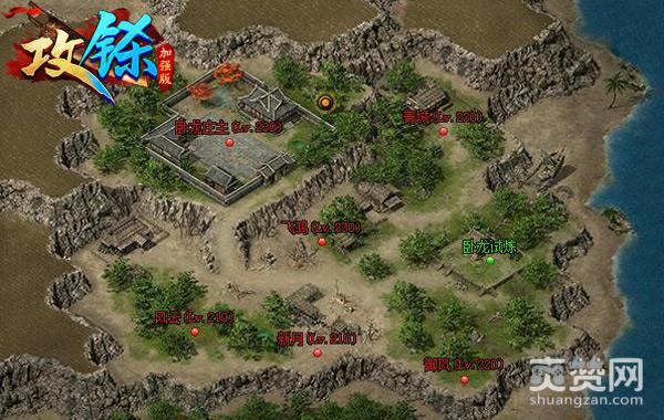 卧龙山庄解禁！《攻铩》全新跨服地图曝光